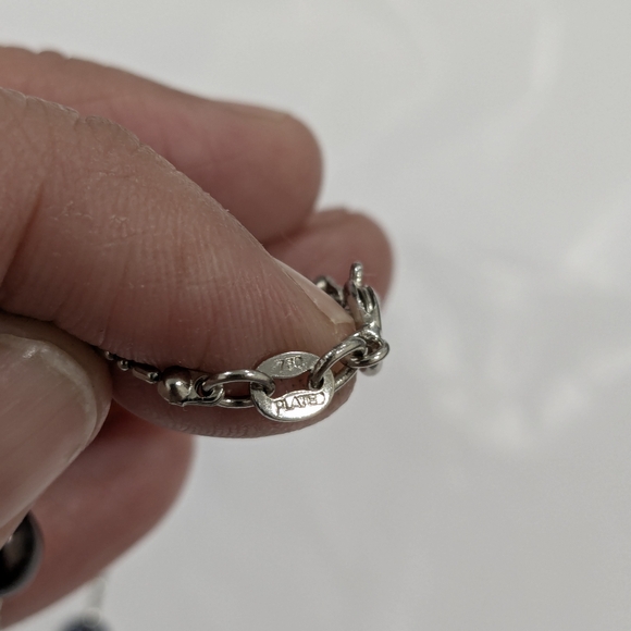 NW0T🔥Tahitian Black Pearls Necklace - Picture 6 of 11